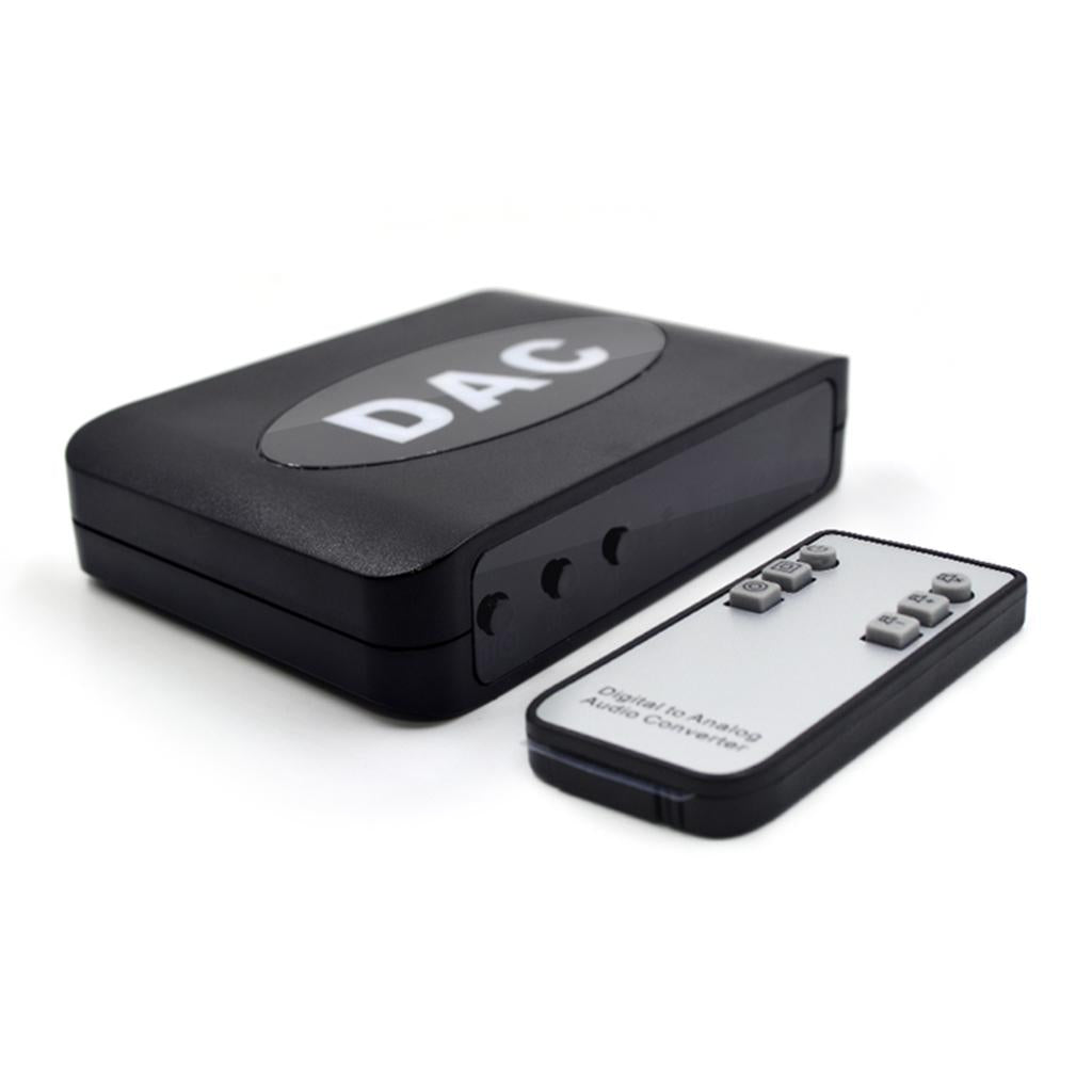 Optical Coax Digital to Analog Converter Audio Adapter RCA LR Stereo