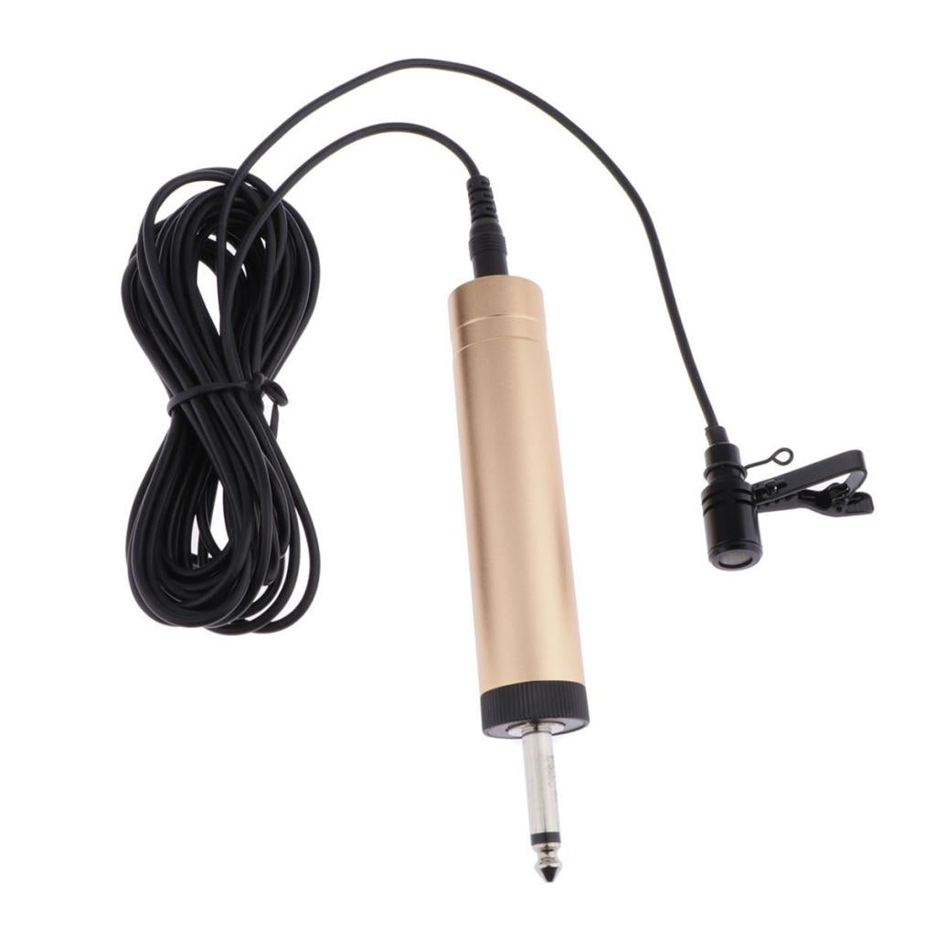 Lavalier Microphone Mic for Erhu Saxophone Violin Musical Instrument