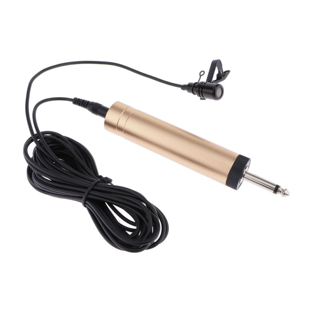 Lavalier Microphone Mic for Erhu Saxophone Violin Musical Instrument
