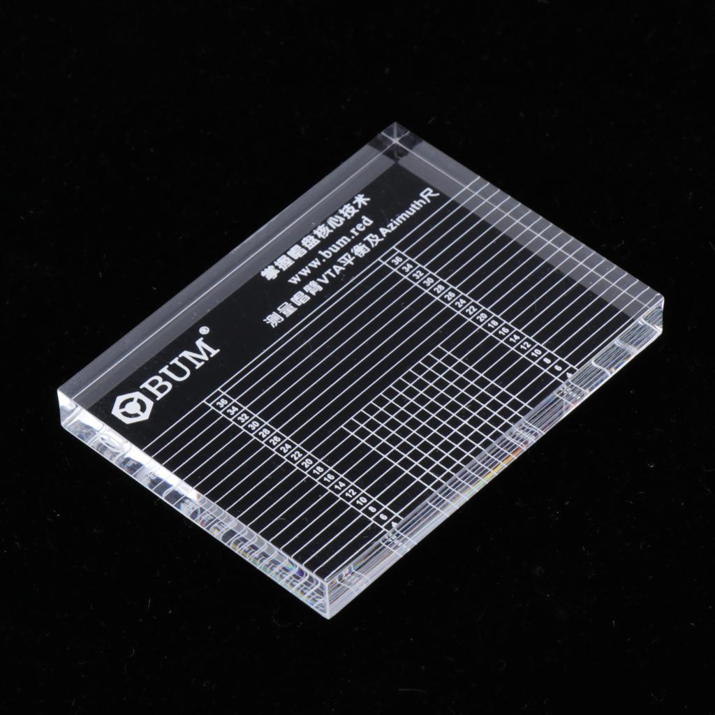 LP Vinyl Record Player Tonearm VTA & Cartridge Azimuth Ruler