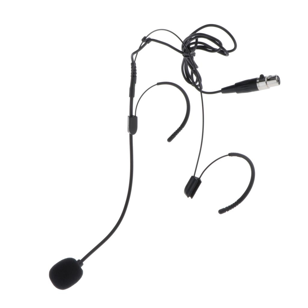 Earhook Headworn Microphone 3.5mm XLR Wired 4pin for Wireless Mic System