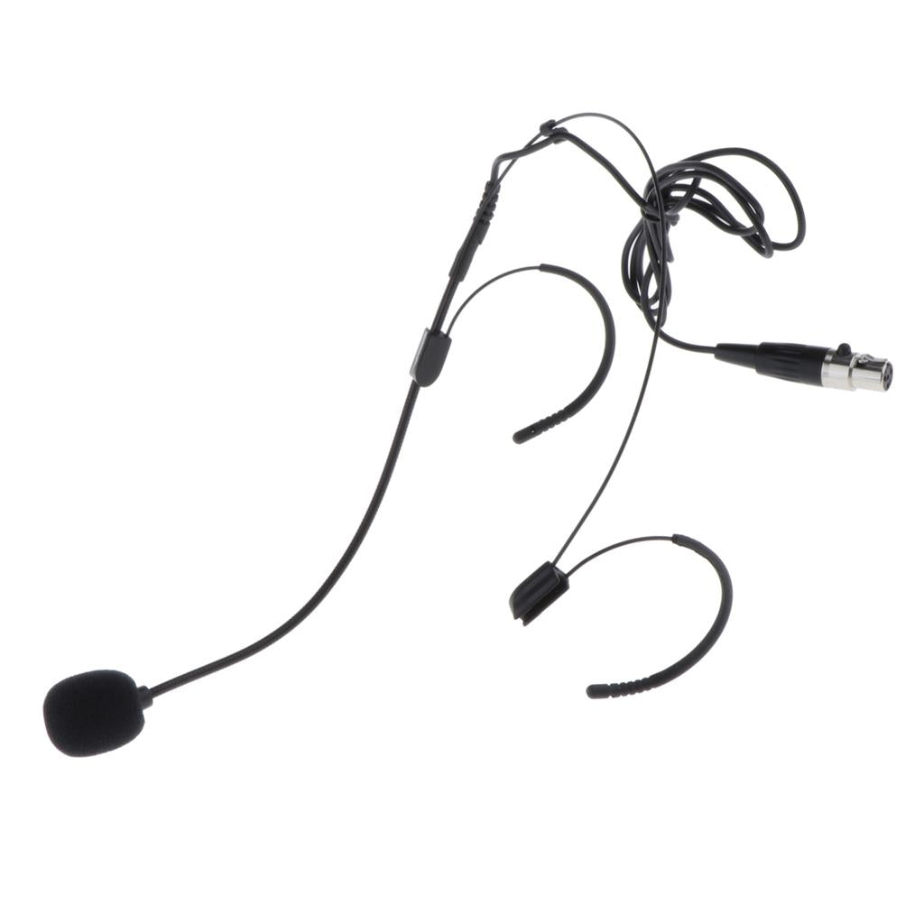 Earhook Headworn Microphone 3.5mm XLR Wired 4pin for Wireless Mic System