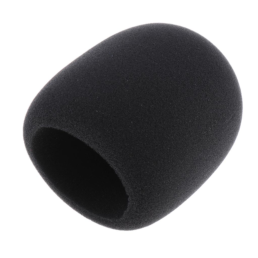 Large Microphone Mic Foam Cover Mic Shield Windscreen for Recording 4cm