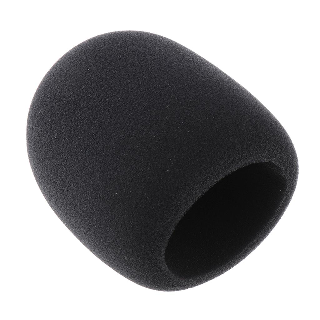 Large Microphone Mic Foam Cover Mic Shield Windscreen for Recording 4cm