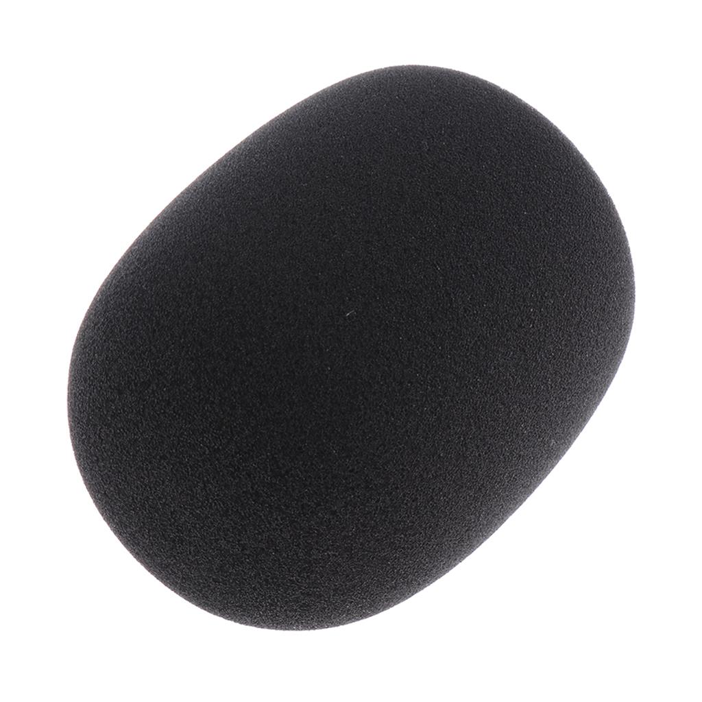 Large Size Microphone Mic Sponge Foam Cover Mic for Condenser Mic 5cm Dia