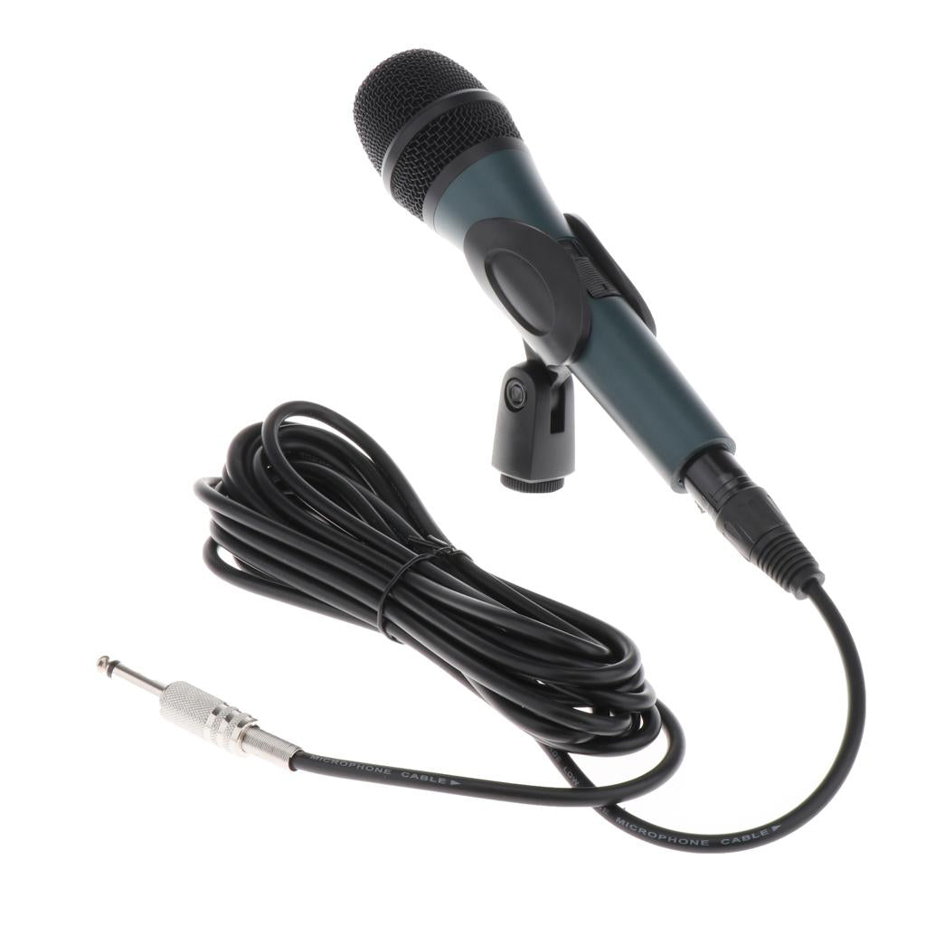 Handheld Dynamic Vocal Microphone for Stage KTV Home EQ-845 With Cable