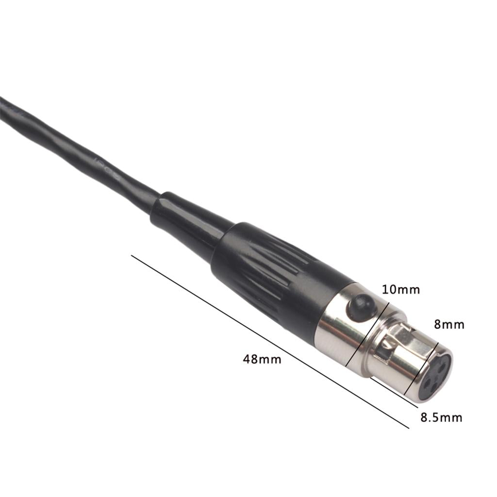 3.5mm Male to XLR Female Cable Cord Microphone Audio Connector Wire 1m