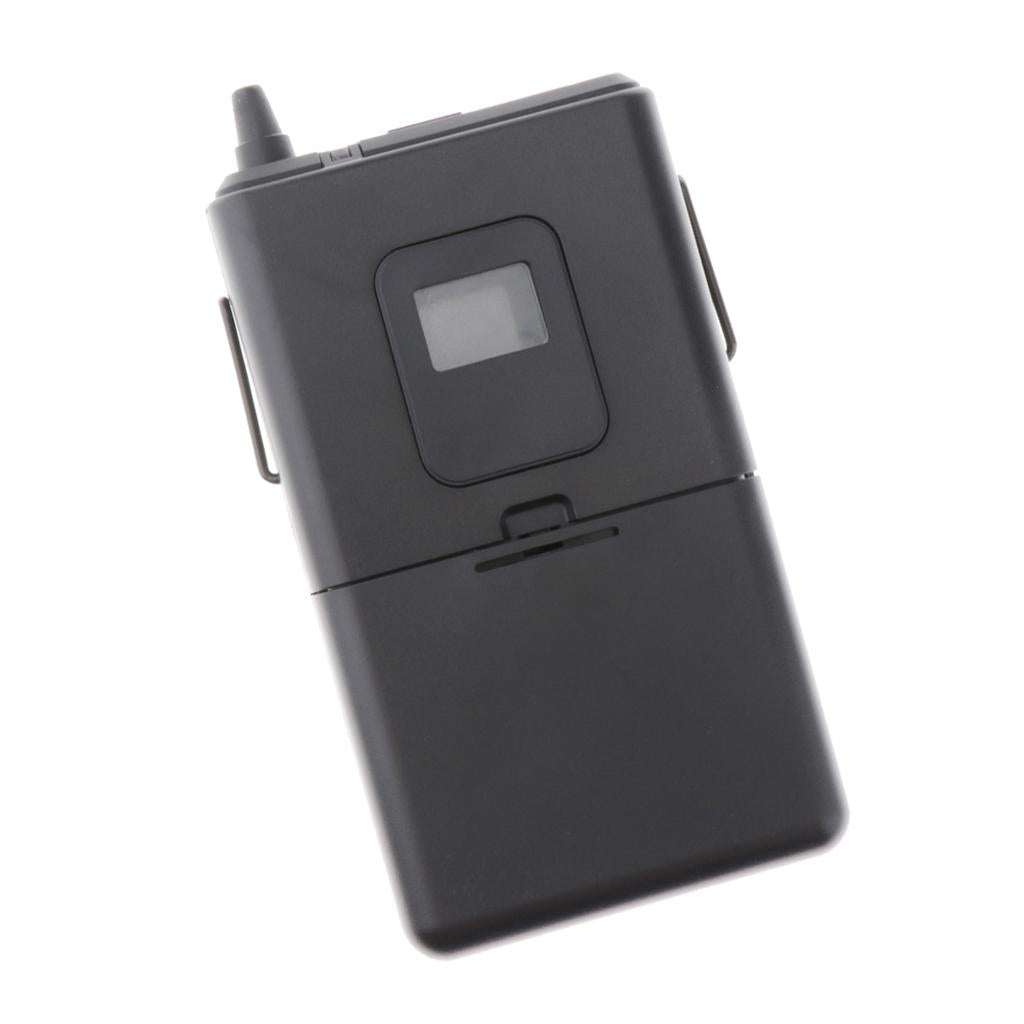 Plastic Bodypack Microphone Transmitter Housing Replacement Spare Black