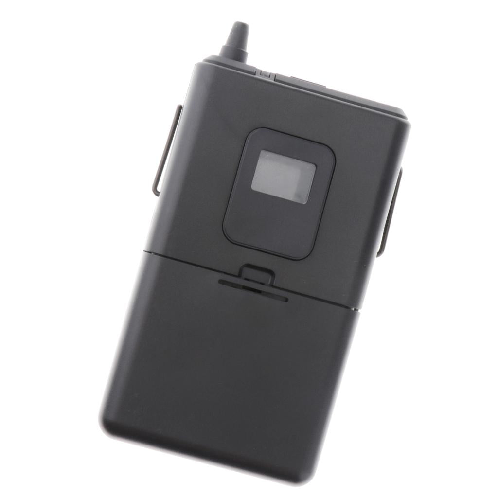 Plastic Bodypack Microphone Transmitter Housing Replacement Spare Black