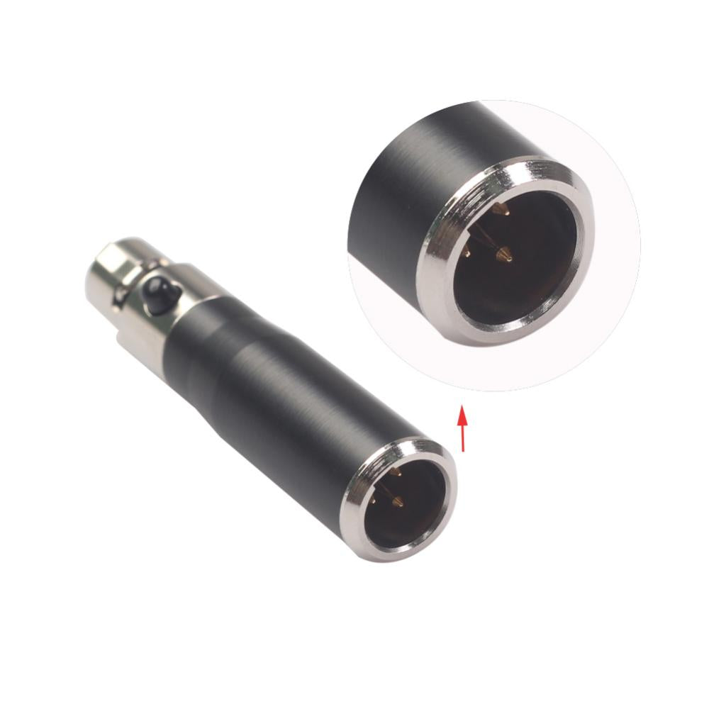 XLR 3pin Male to XLR 4pin Female Plug Audio Adapter for Microphone Mic