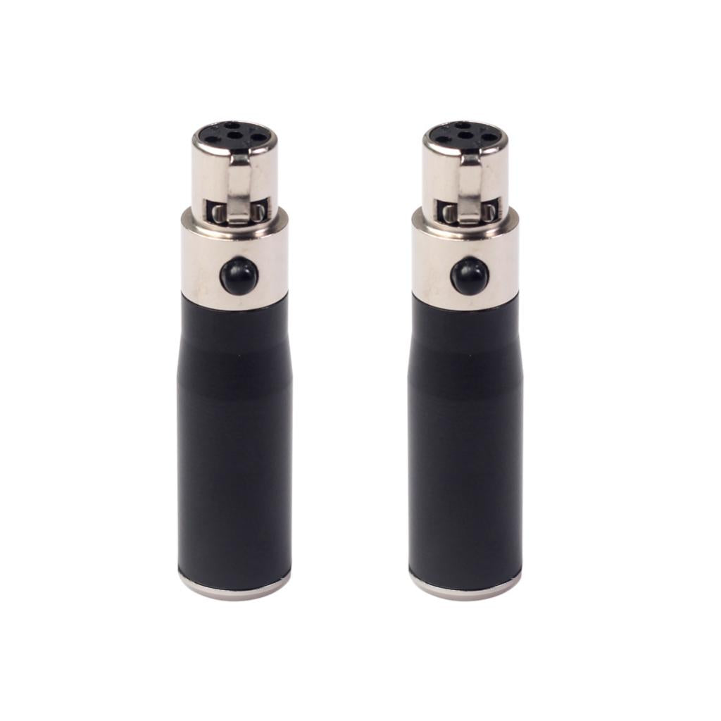 XLR 3pin Male to XLR 4pin Female Plug Audio Adapter for Microphone Mic