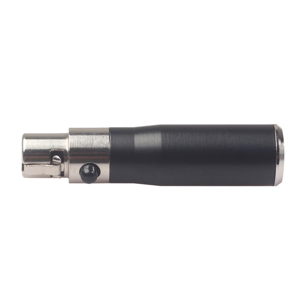 XLR 3pin Male to XLR 4pin Female Plug Audio Adapter for Microphone Mic