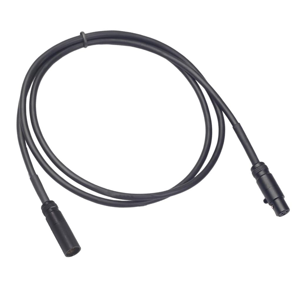 1pc Mini XLR Male to Female Cable 3Pin Speakers Stereo Audio Transfer Cord 1m