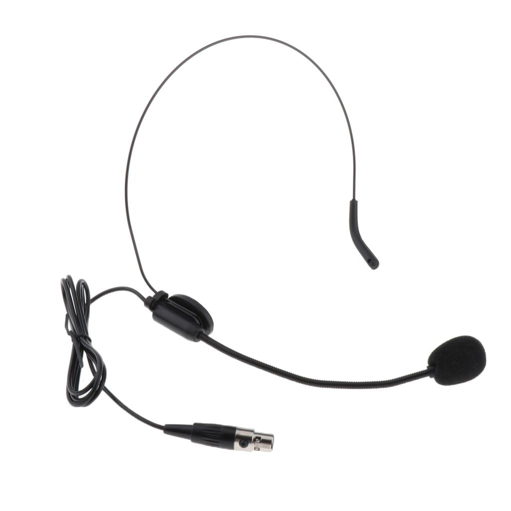 XLR 4 Pin Microphone Headset for Speakers Bodypack Transmitter