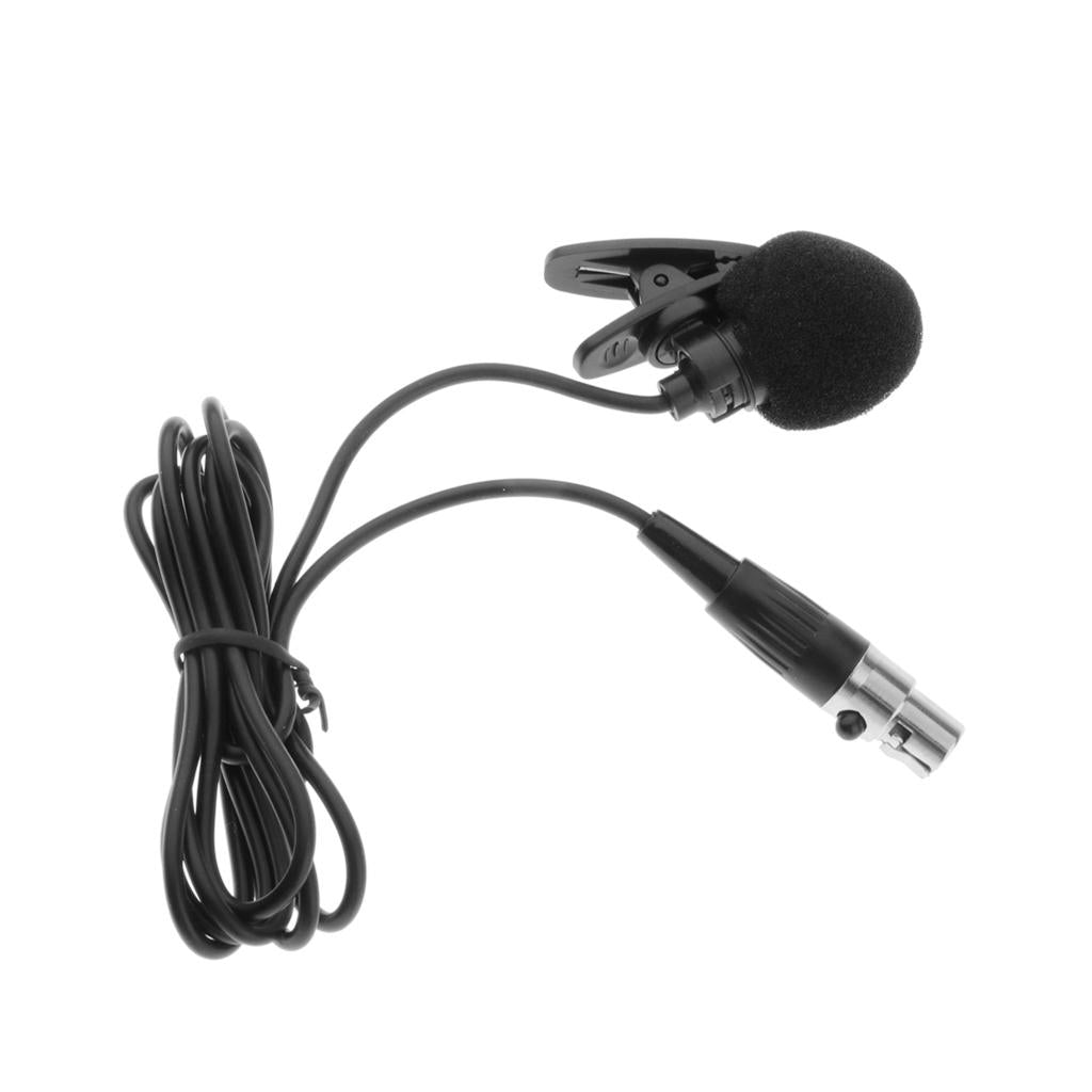 3 Pin Lavalier Microphone Condenser Lapel Tie Clip for Wireless Transmitter