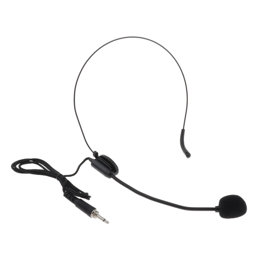 Wireless Microphone Headset 1/8" (3.5mm) for Voice Amplifier, Speakers