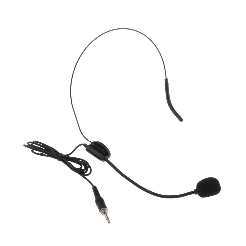 Wireless Microphone Headset 1/8" (3.5mm) for Speakers Bodypack Transmitter