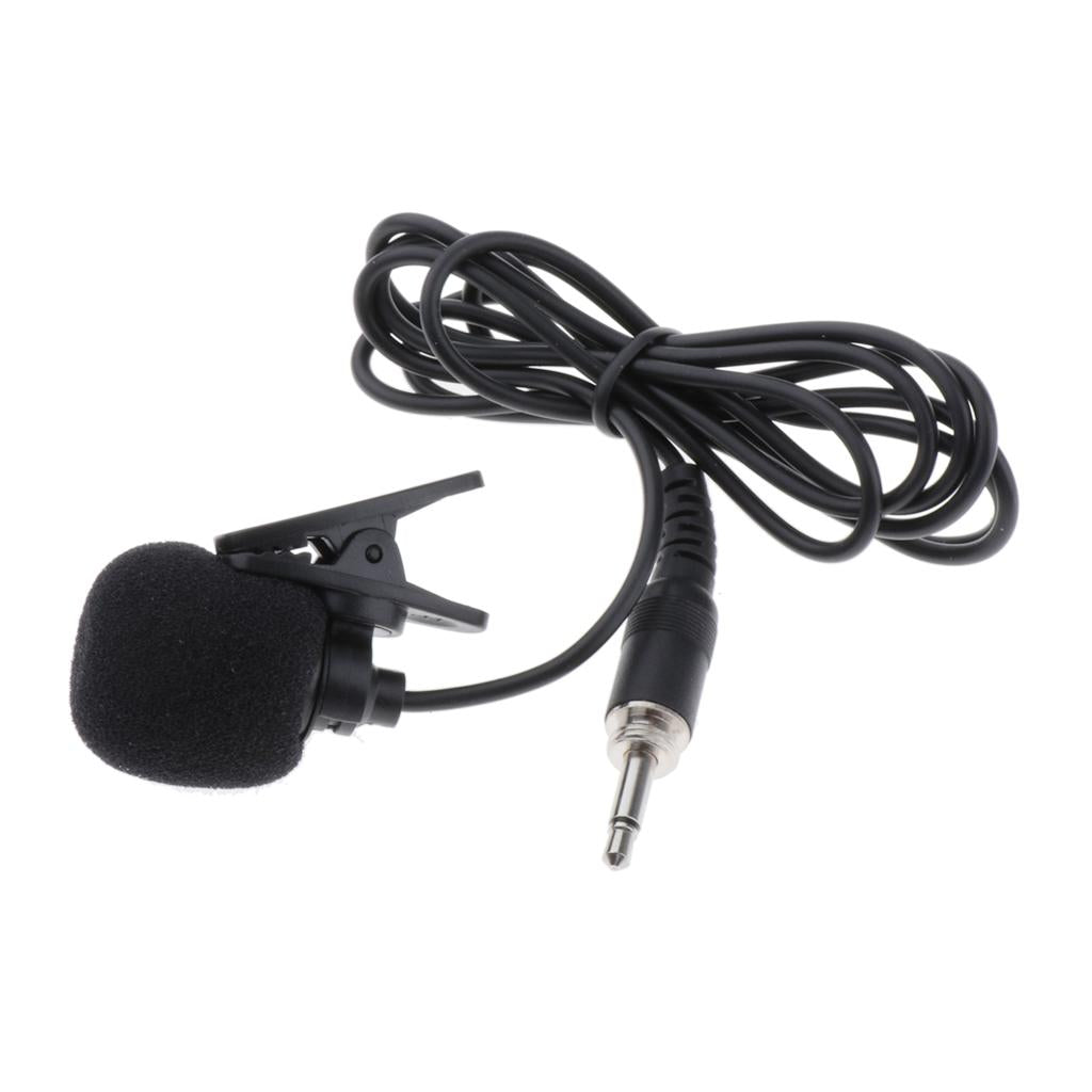 Condenser Lavalier Microphone 1/8" (3.5mm) +Tie-Clip for Cellphone,DV and PC