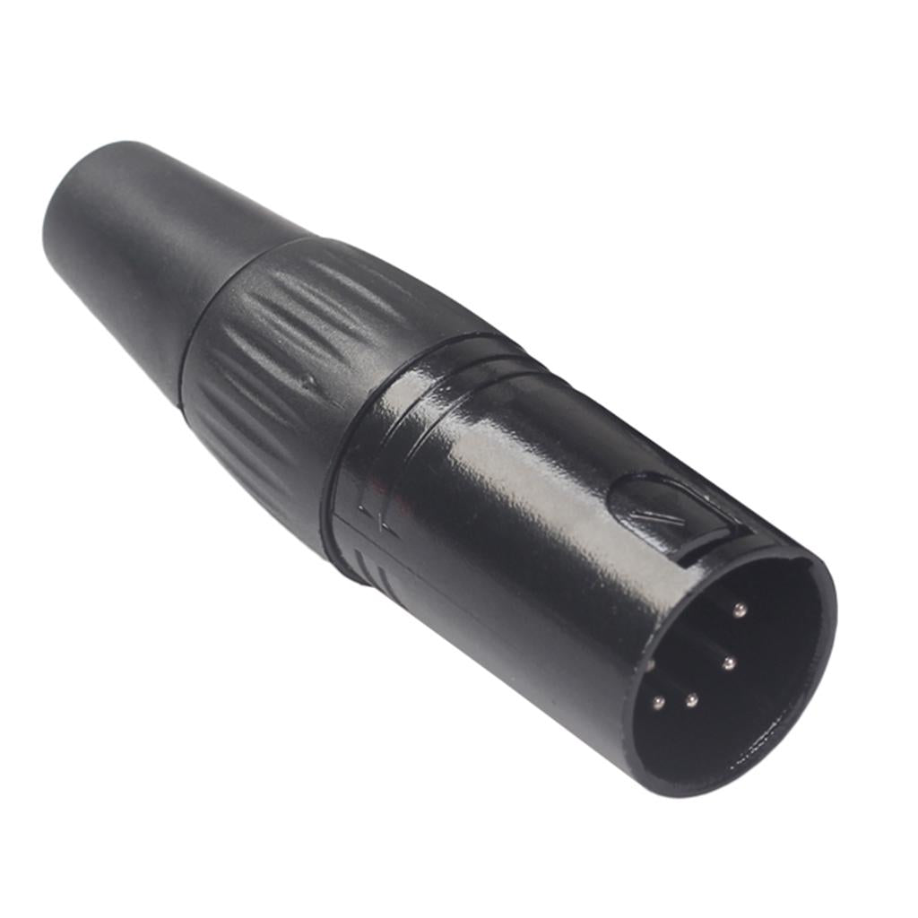 Zinc Alloy 5 Pins Audio Video RCA Solderless Adapter Plug