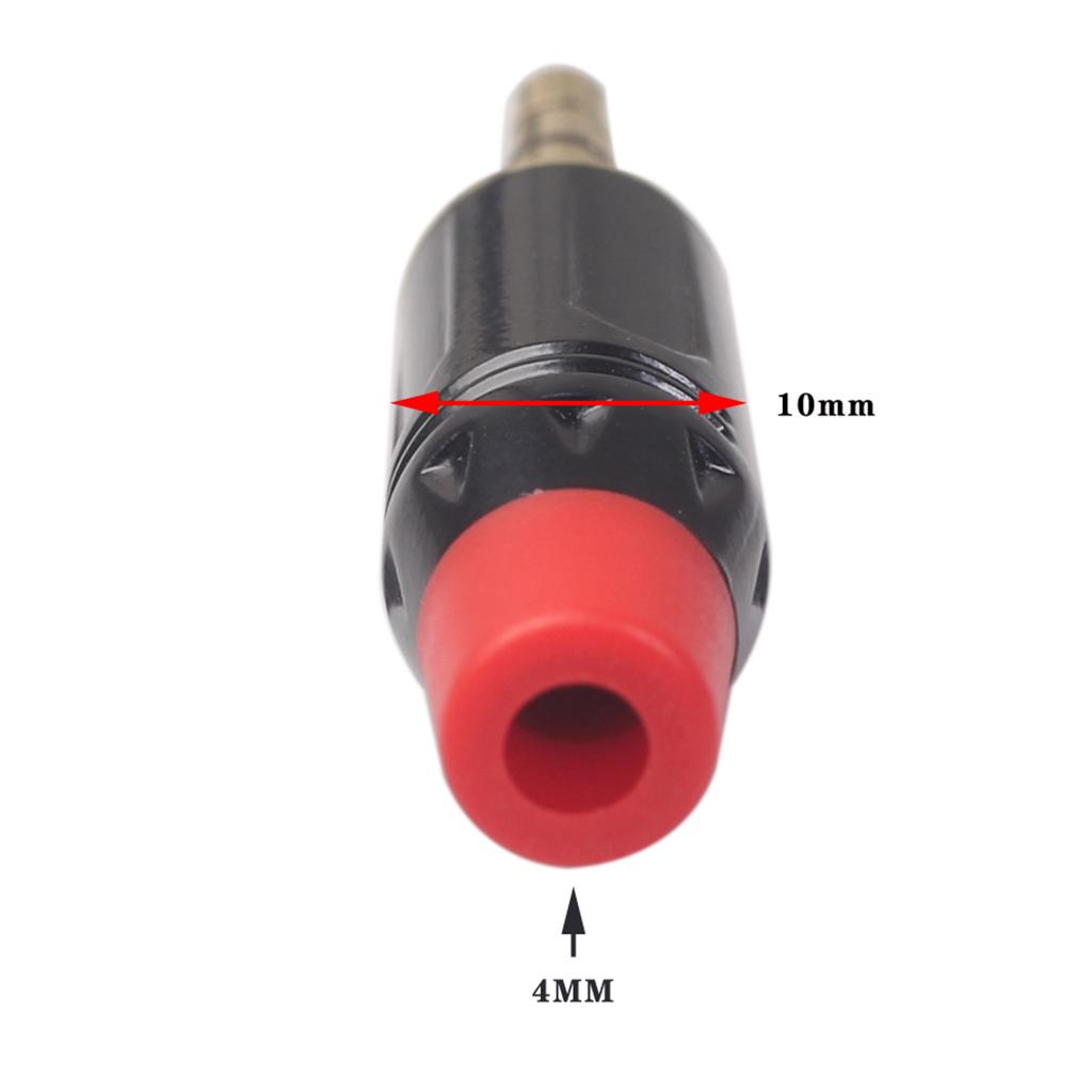 2PC 3.5mm Stereo Jack Connector for DIY Microphone Audio Soldering Adapter