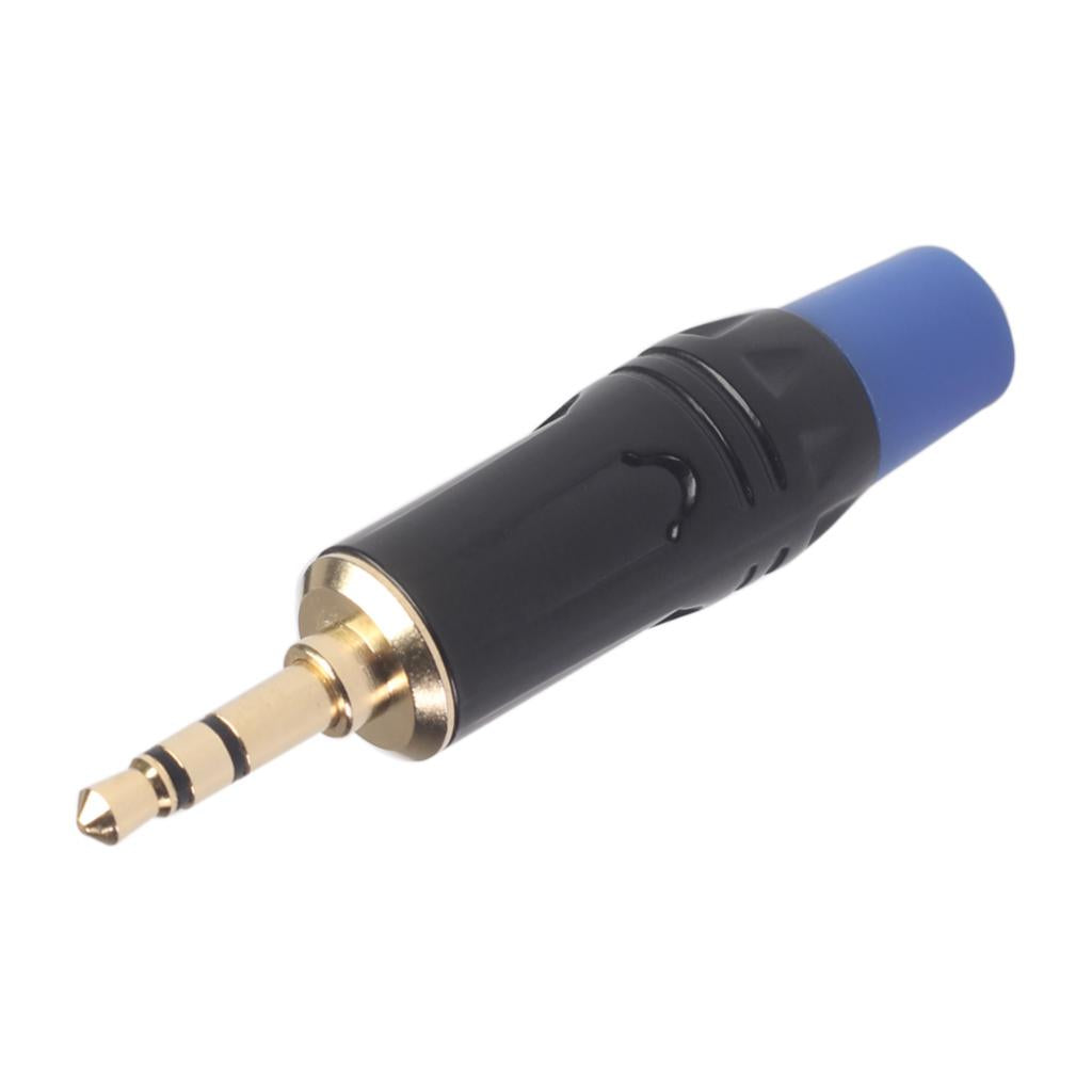 2PC 6.35mm Stereo Jack Connector for DIY Microphone Audio Soldering Adapter