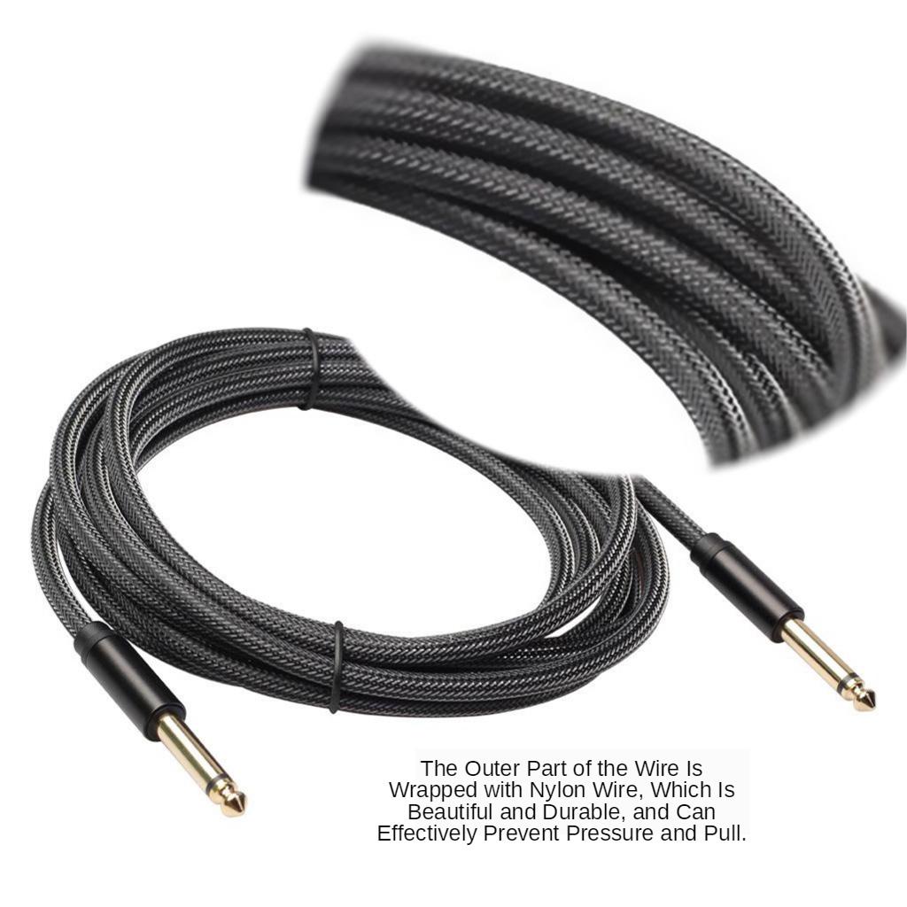Male to Male Converter Line Music Studio Cable Wire Editor for Guitar 3m