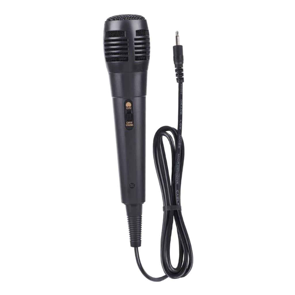 Dynamic Microphone Professional Moving Coil Handheld Mic 3.5mm Plug 3m Cable