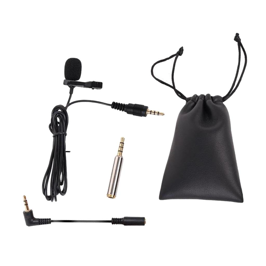 Professional Lavalier Lapel Microphone for Phone PC Video Conference Podcast