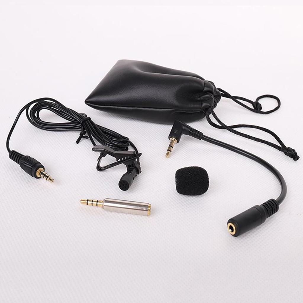 Professional Lavalier Lapel Microphone for Phone PC Video Conference Podcast