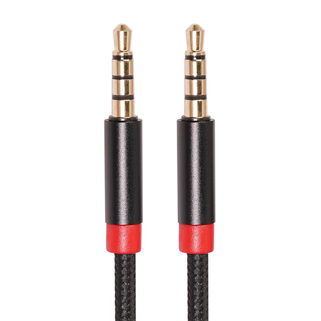 3.5mm Male to Male Stereo Audio AUX Cable Cord Fit for PC iPad MP3 Phone 1m
