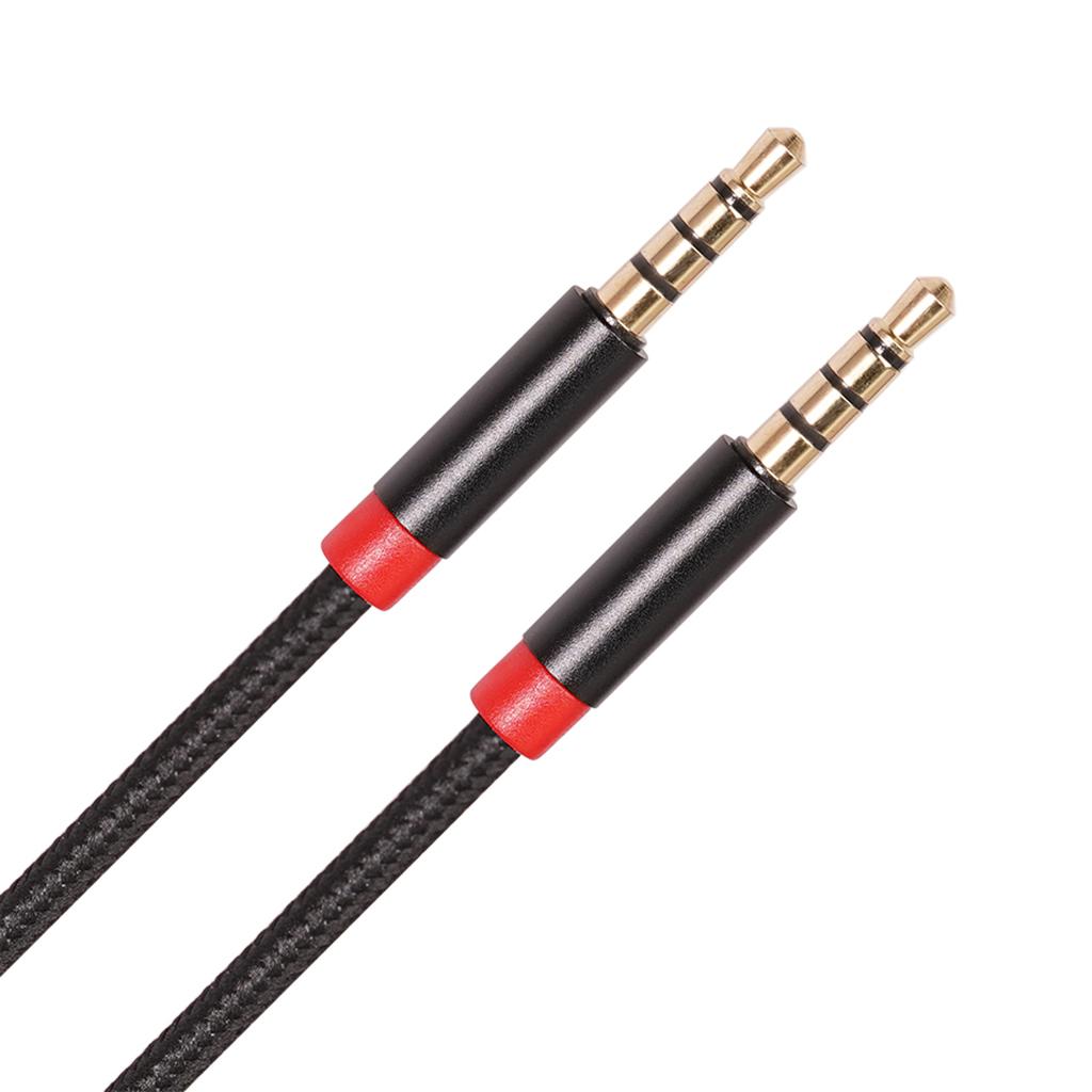 3.5mm Male to Male Stereo Audio AUX Cable Cord Fit for PC iPad MP3 Phone 1m