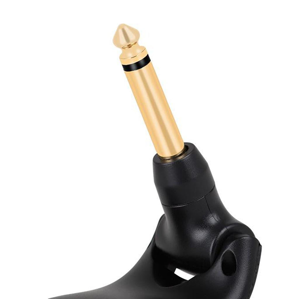 2.4GHZ Wireless Guitar System Transmitter Receiver Pickup Amplifier Black