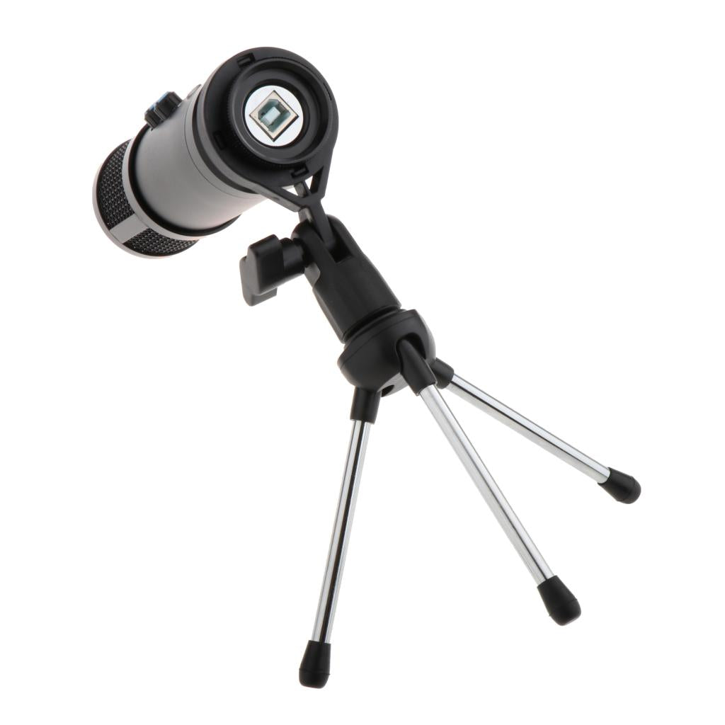 USB Microphone with Tripod Stand for Game Chat Video Conference Recording