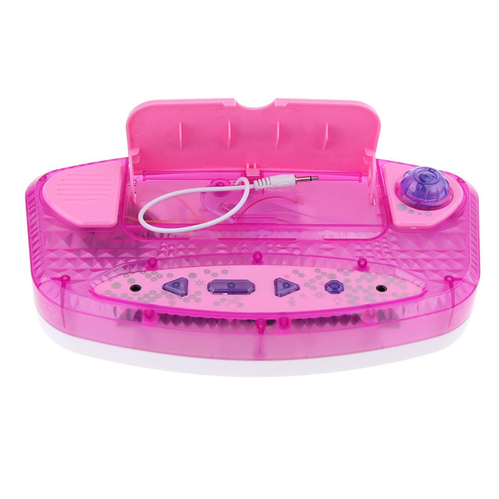 Excellent Funny Kids Children Mic Karaoke Machine Adjustable Toy Gift pink