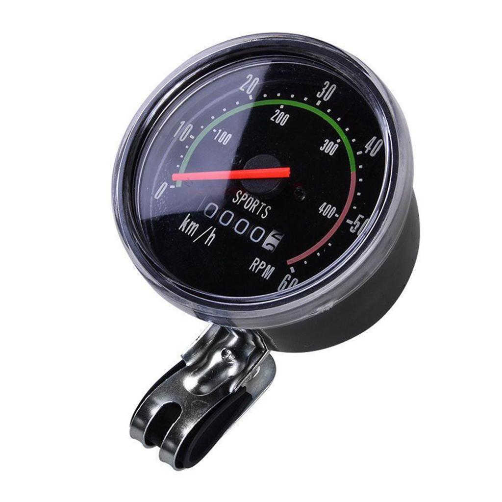 Universal Mechanical Odometer Bicycle Bike Speedometer with Machine Hardware