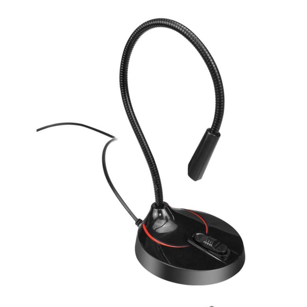 Audio USB Unidirectional Condenser USB Microphone Mic Stand for PC Laptop Gaming