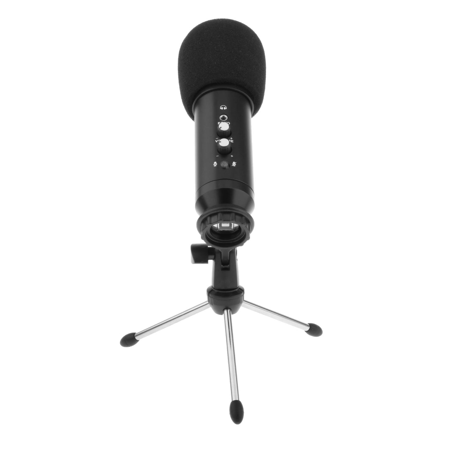 USB Condenser Microphone & Stand Studio Recording Vocals Streaming Broadcast
