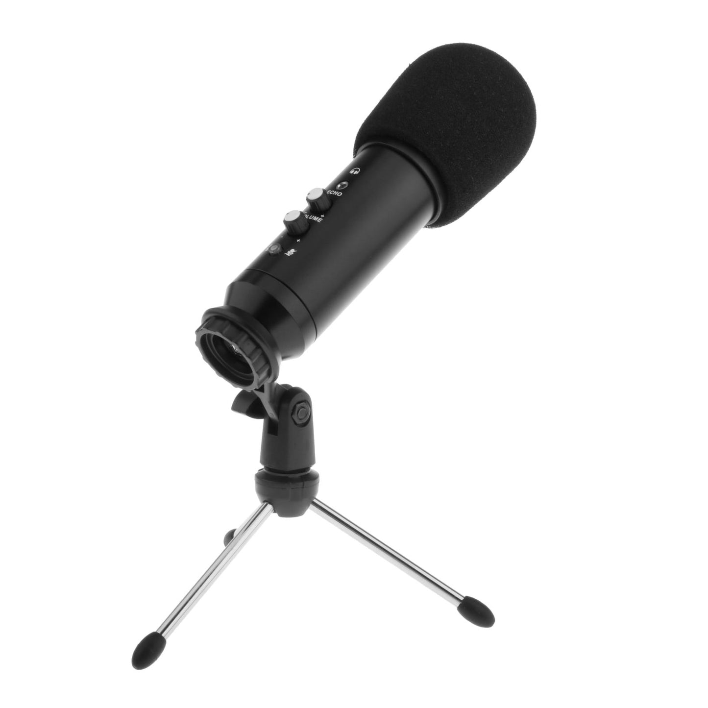 USB Condenser Microphone & Stand Studio Recording Vocals Streaming Broadcast