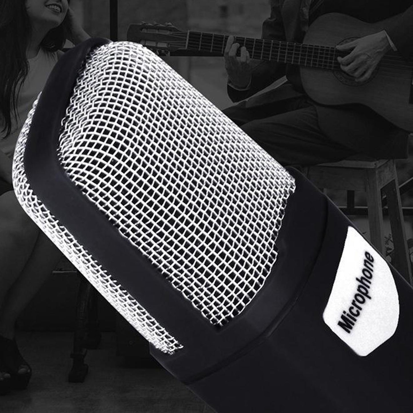 PC Condenser Microphone Cardioid Studio Sound Recording Mic with Tripod