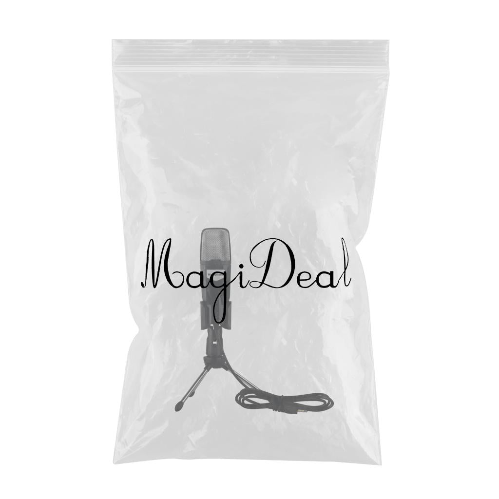 PC Condenser Microphone Cardioid Studio Sound Recording Mic with Tripod