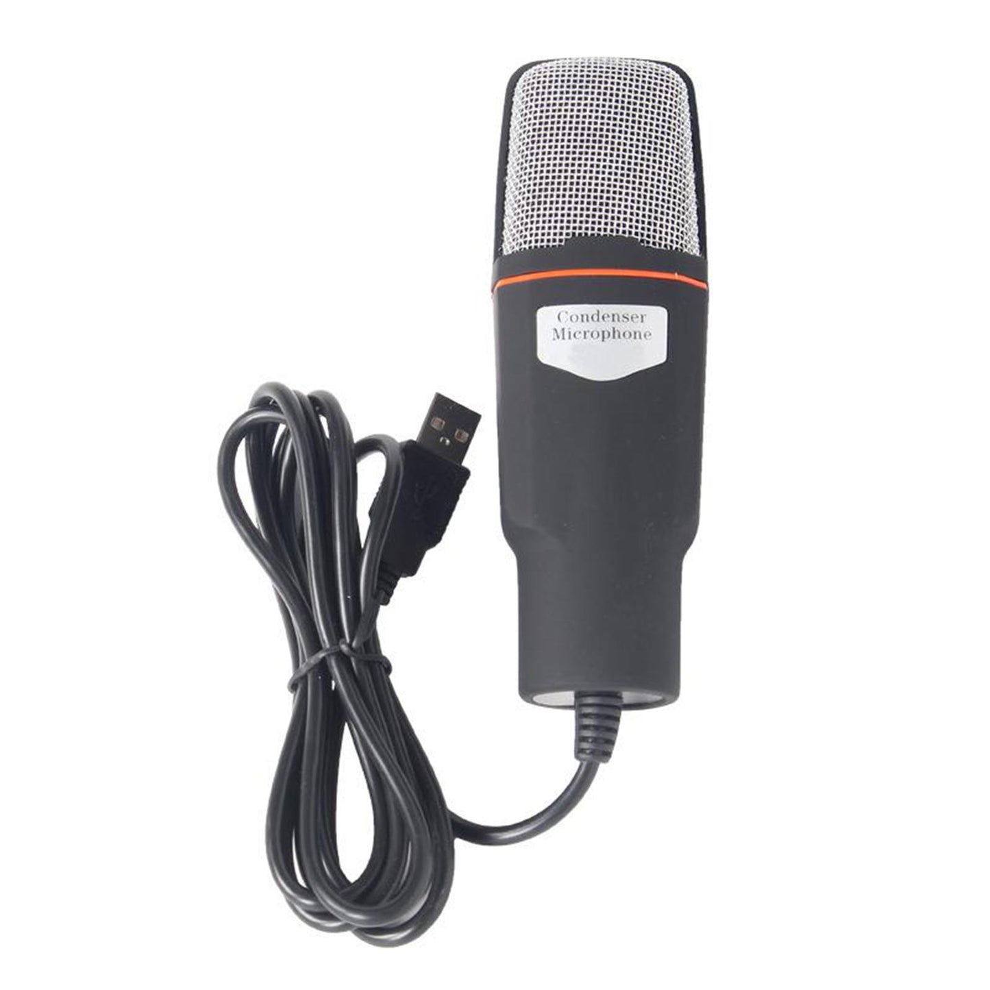 Condenser USB Microphone w/ Tripod for Chat Studio Recording PC Mic