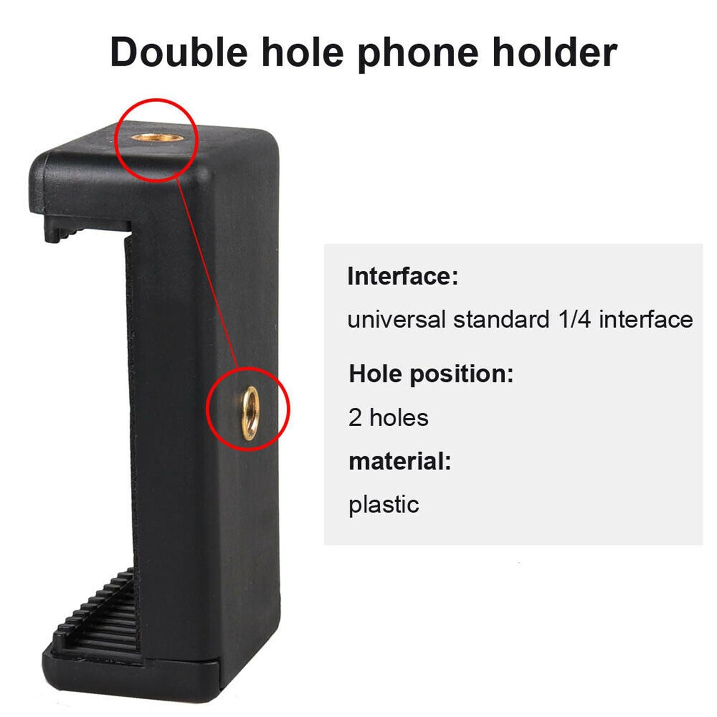 Guitar Head Clip Mobile Phone Holder Broadcast Bracket Stand Clip Clamp