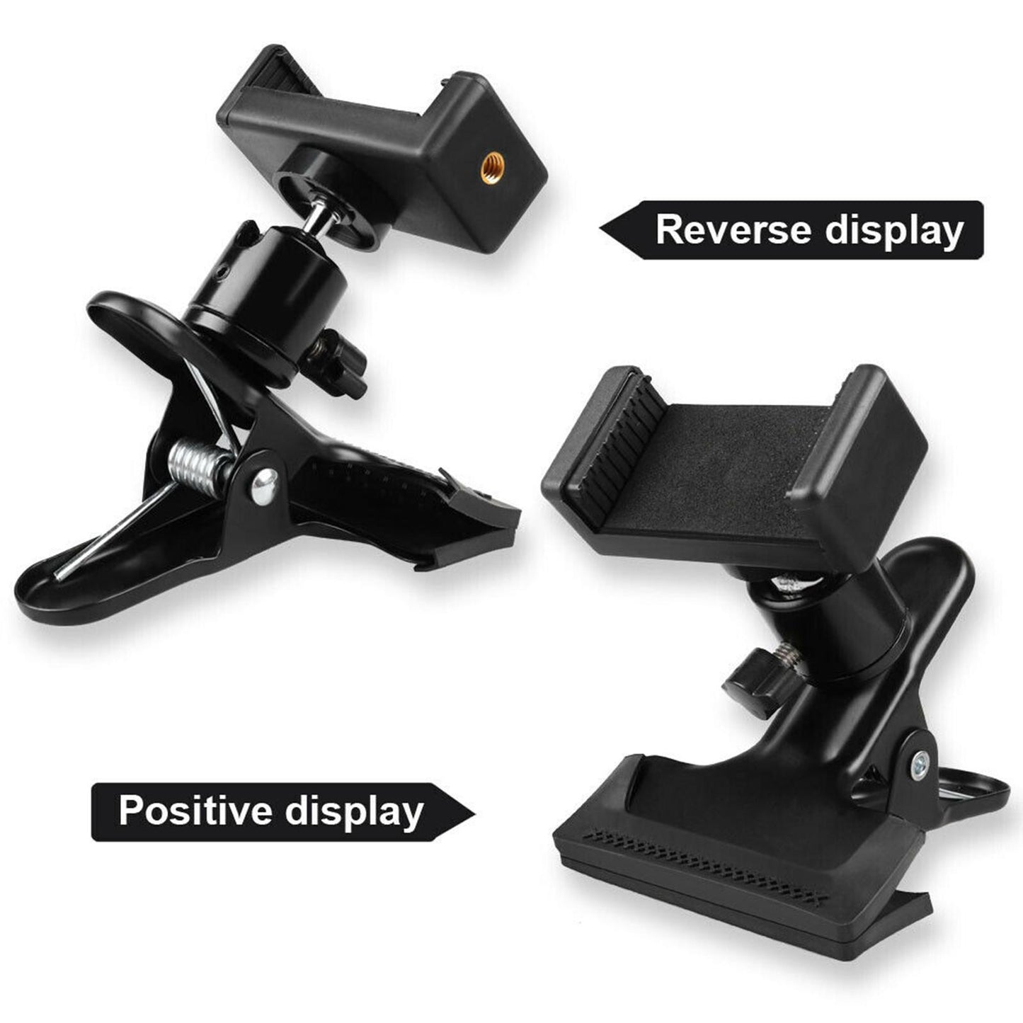 Guitar Head Clip Mobile Phone Holder Broadcast Bracket Stand Clip Clamp