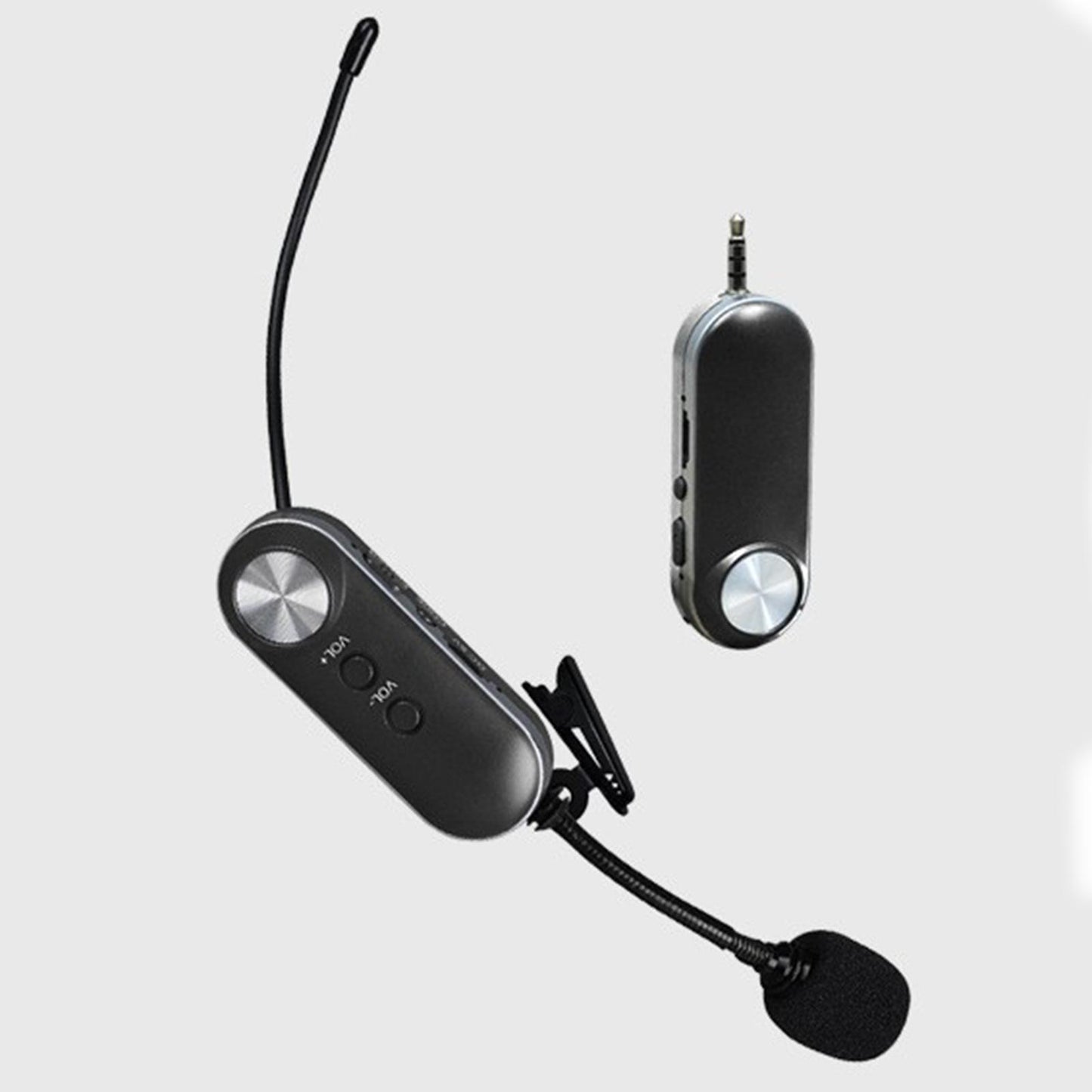 Mini Lavalier Microphone with Receiver for Lecturers Interviewers Gaming
