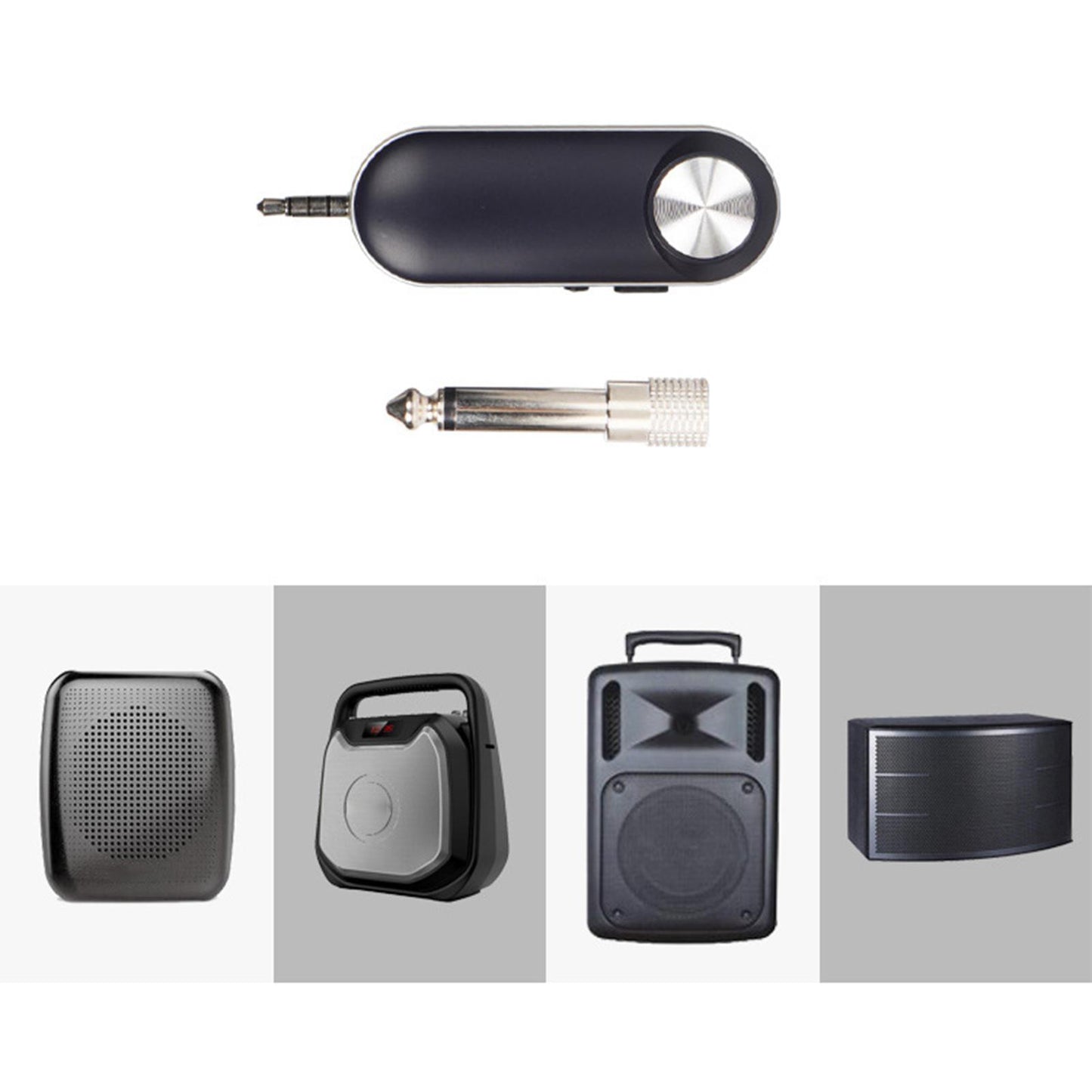 Mini Lavalier Microphone with Receiver for Lecturers Interviewers Gaming