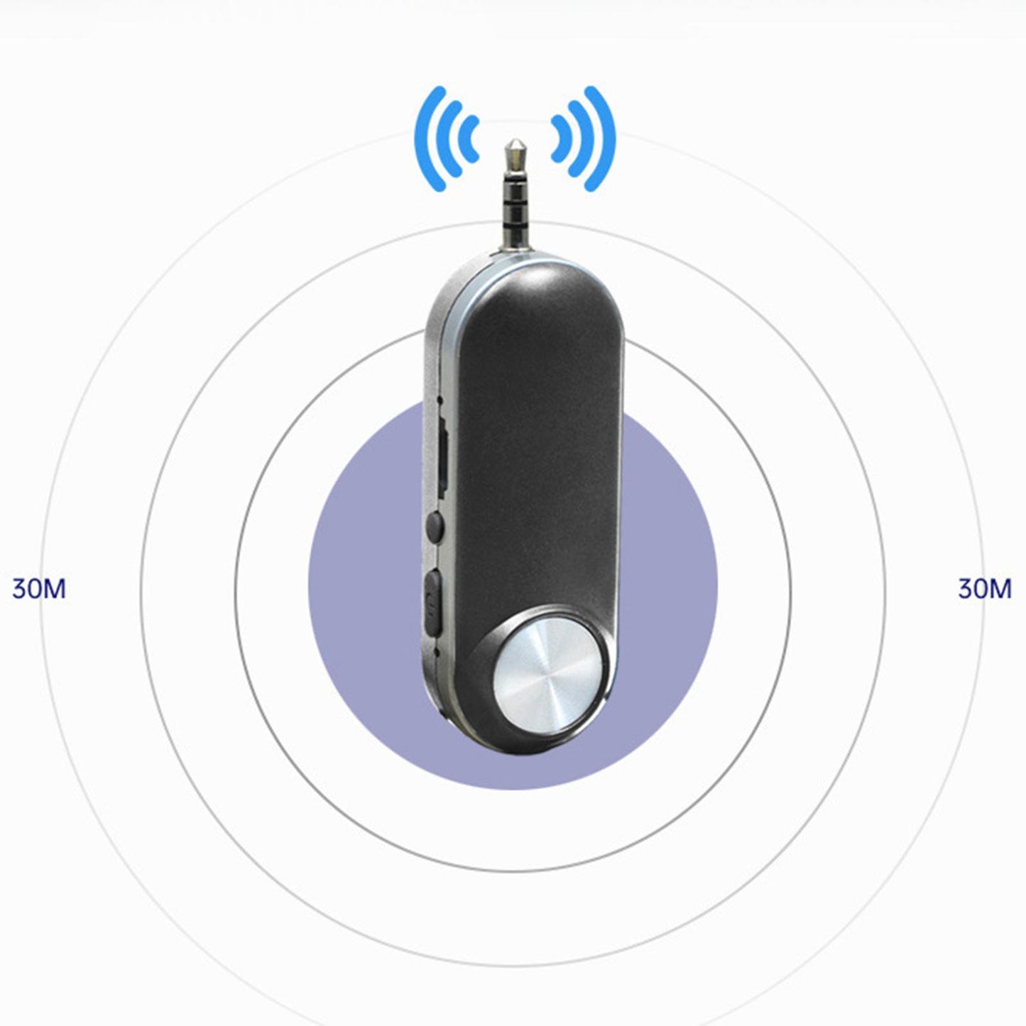 Mini Lavalier Microphone with Receiver for Lecturers Interviewers Gaming