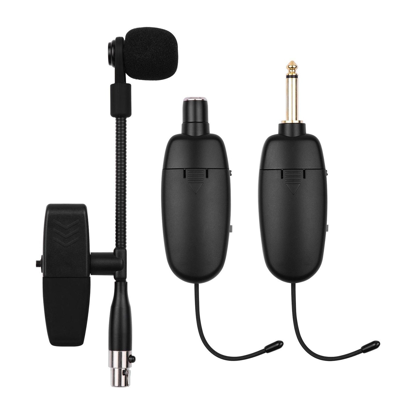 UHF Wire-less Saxophone Microphone Brass Mic System Receiver & Transmitter