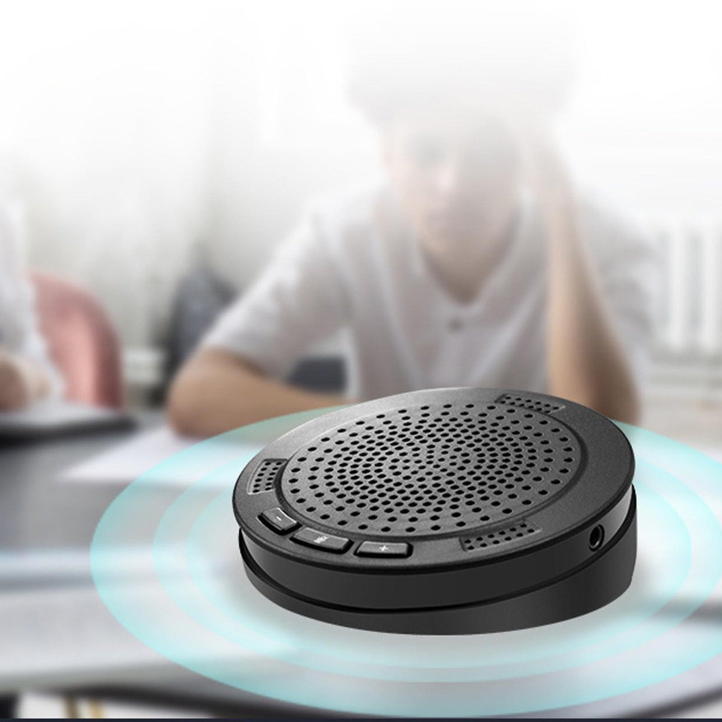 360 Stereo Conference Microphone Amplifier For Desktop Computer Conference