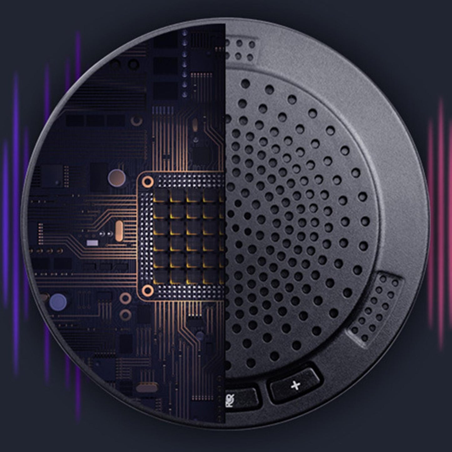 360 Stereo Conference Microphone Amplifier For Desktop Computer Conference