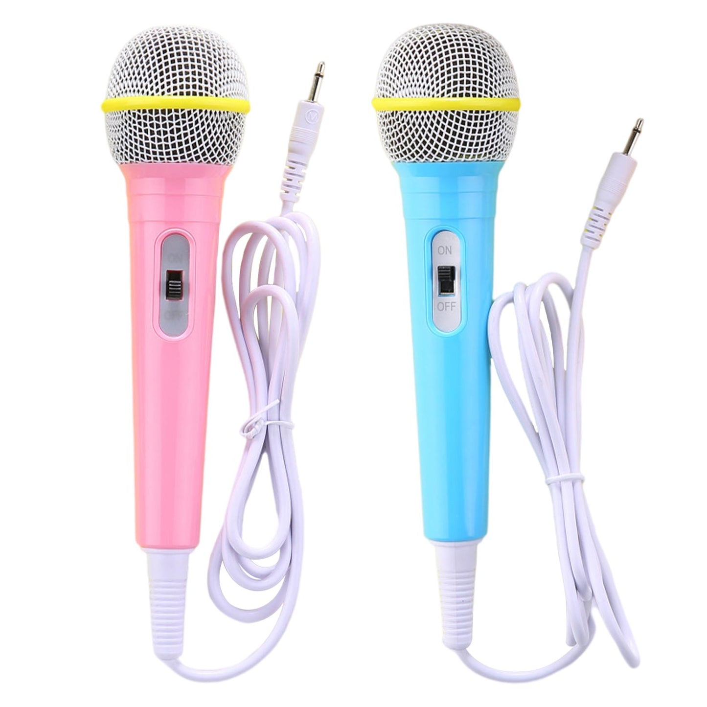 Wired Girls Boys Microphone Kids Mic Gift For Karaoke Singing Home Music Pink